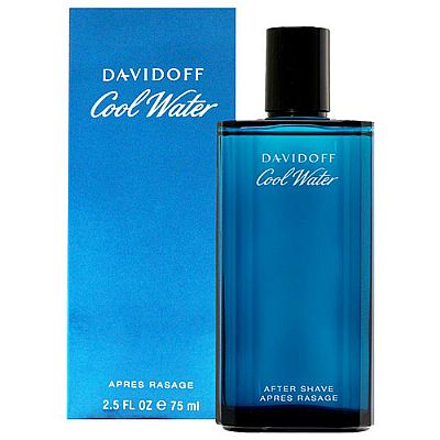 DAVIDOFF COOL WATER AFTER SHAVE LOTION FLACON 75ML